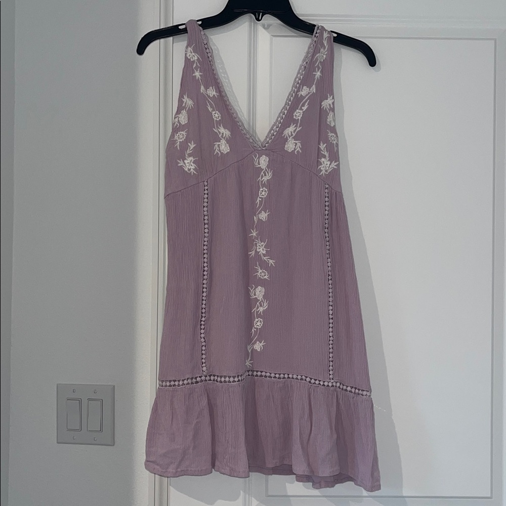 Floral Lavender Sundress- Size: S